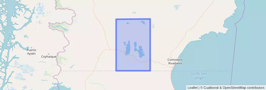 Mapa de ubicacion de Departamento Sarmiento.