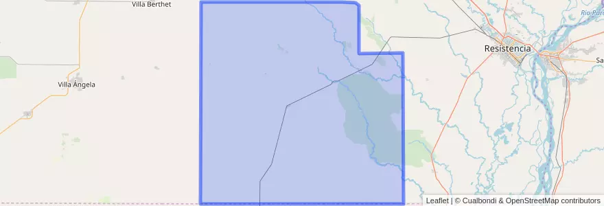 Mapa de ubicacion de Departamento Tapenagá.