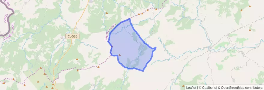 Mapa de ubicacion de Descargamaría.
