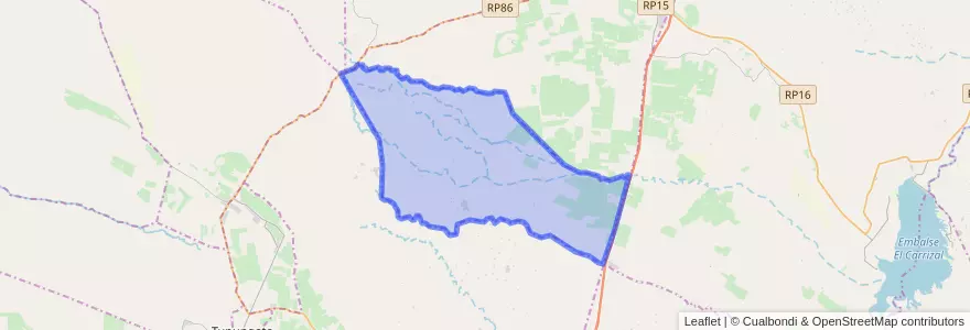 Mapa de ubicacion de Distrito Anchoris.