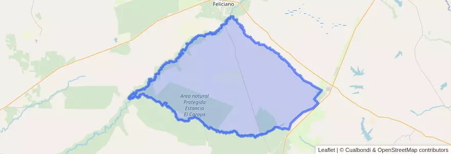 Mapa de ubicacion de Distrito Atencio.