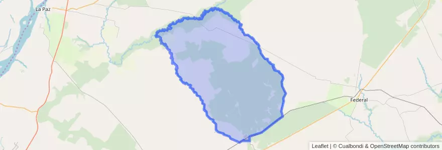 Mapa de ubicacion de Distrito Banderas.