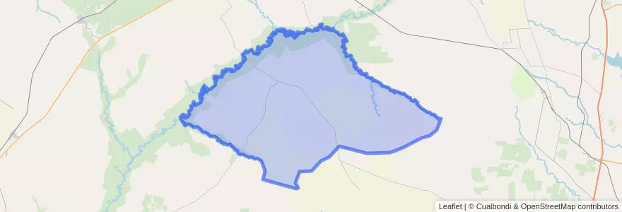Mapa de ubicacion de Distrito Chañar.