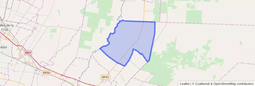Mapa de ubicacion de Distrito Chapanay.