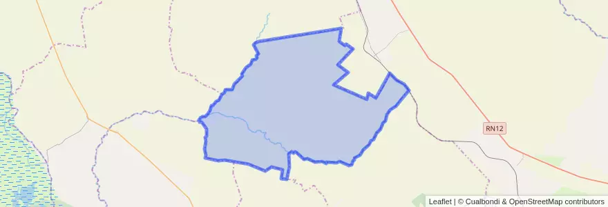 Mapa de ubicacion de Distrito Chilcas.