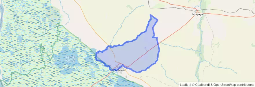 Mapa de ubicacion de Distrito Corrales.
