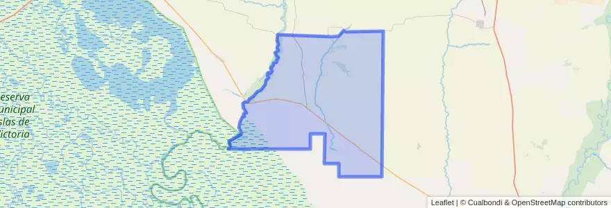 Mapa de ubicacion de Distrito Costa de Nogoyá.