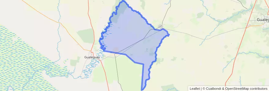 Mapa de ubicacion de Distrito Cuchilla Redonda.