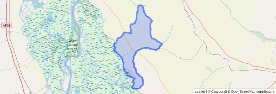 Mapa de ubicacion de Distrito Doll.