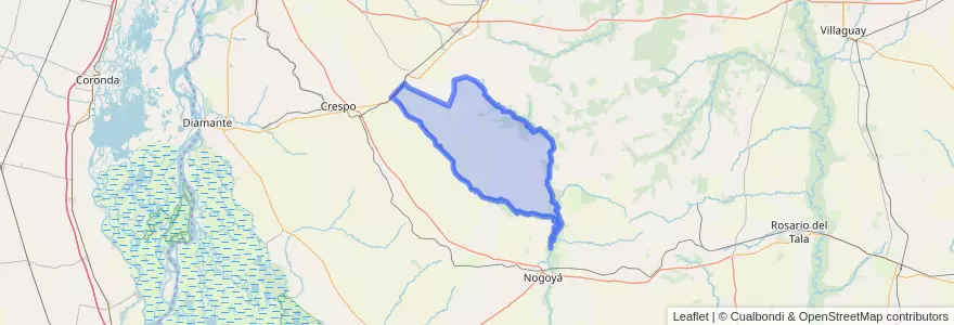 Mapa de ubicacion de Distrito Don Cristóbal.