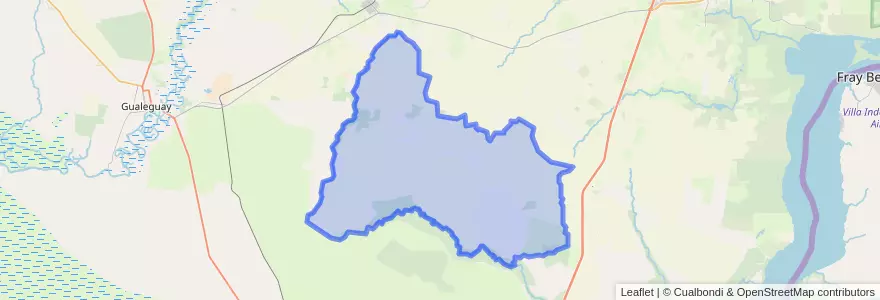 Mapa de ubicacion de Distrito Dos Hermanas.