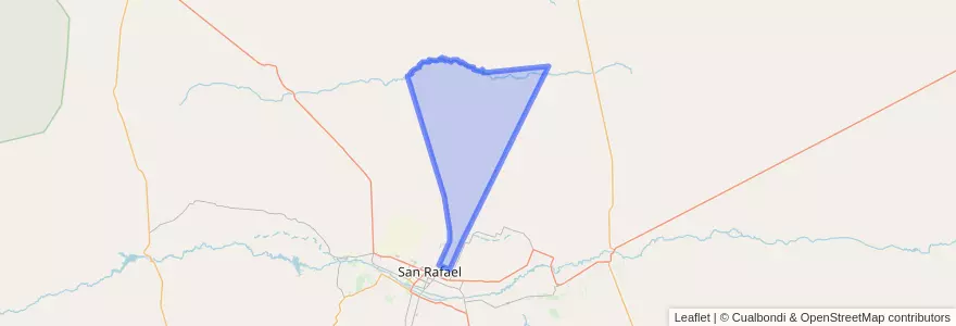 Mapa de ubicacion de Distrito El Cerrito.