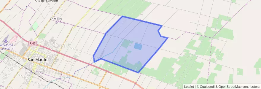 Mapa de ubicacion de Distrito El Espino.