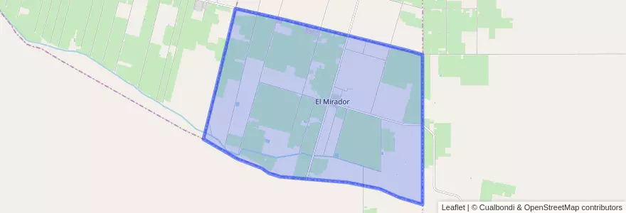 Mapa de ubicacion de Distrito El Mirador.