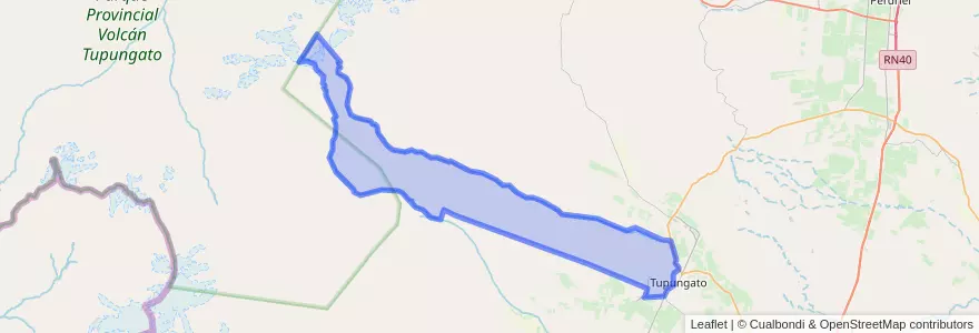 Mapa de ubicacion de Distrito El Peral.