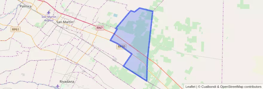Mapa de ubicacion de Distrito El Ramblón.
