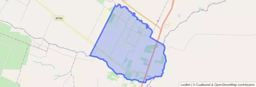 Mapa de ubicacion de Distrito El Zampalito.