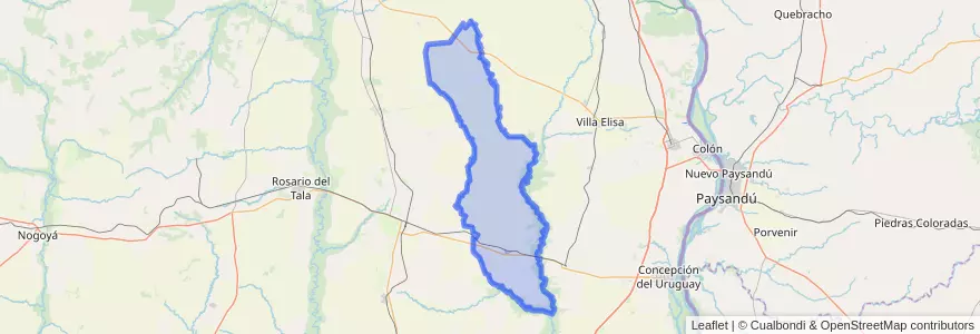 Mapa de ubicacion de Distrito Gená.
