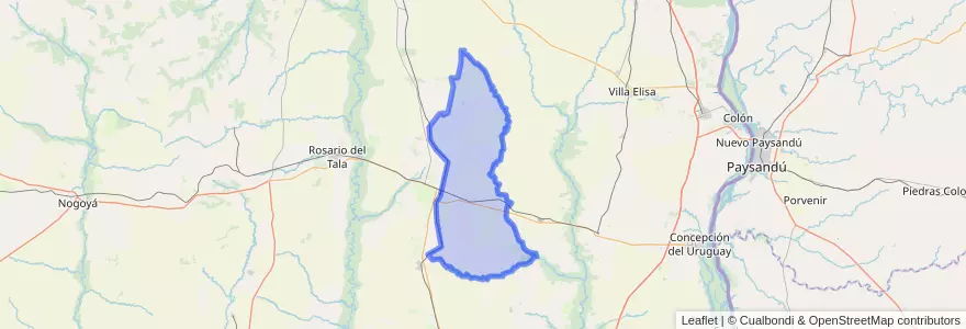 Mapa de ubicacion de Distrito Genacito.