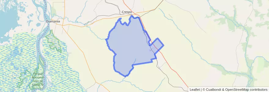 Mapa de ubicacion de Distrito Isletas.
