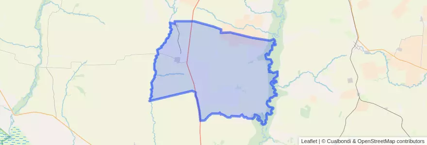 Mapa de ubicacion de Distrito Jacinta.
