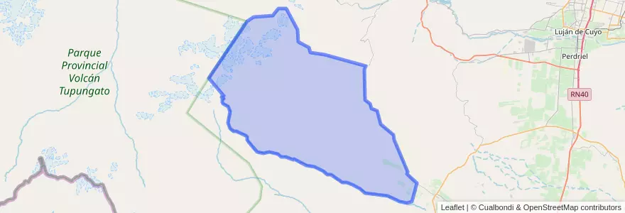 Mapa de ubicacion de Distrito La Carrera.