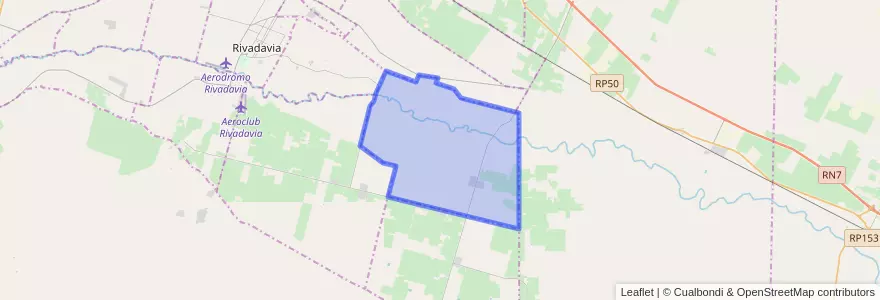 Mapa de ubicacion de Distrito La Central.