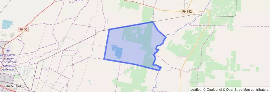 Mapa de ubicacion de Distrito La Holanda.