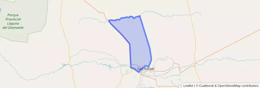 Mapa de ubicacion de Distrito Las Paredes.