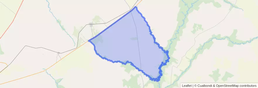 Mapa de ubicacion de Distrito Mojones Norte.