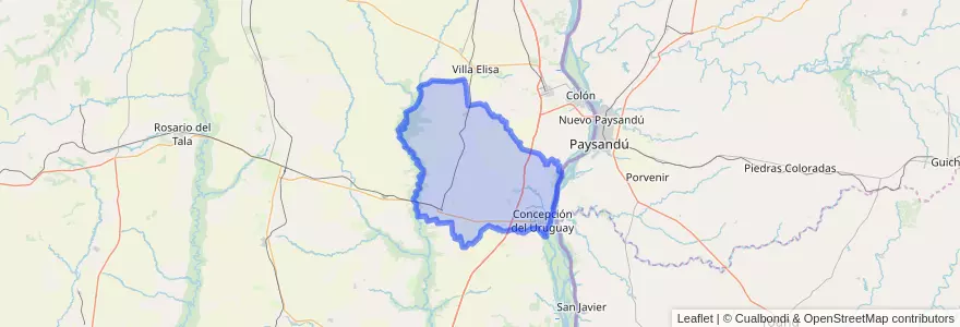 Mapa de ubicacion de Distrito Molino.