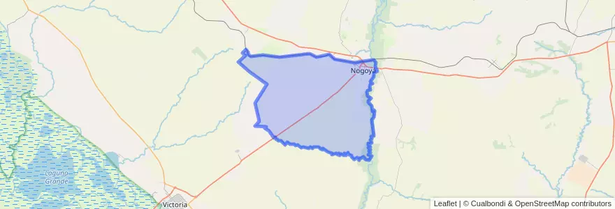 Mapa de ubicacion de Distrito Montoya.