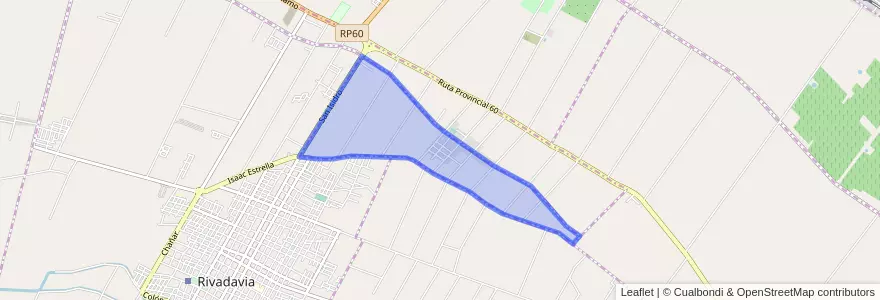 Mapa de ubicacion de Distrito Mundo Nuevo.