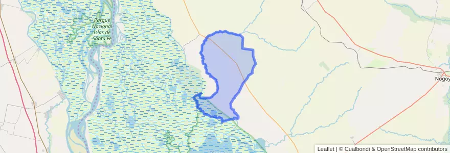 Mapa de ubicacion de Distrito Rincón del Doll.