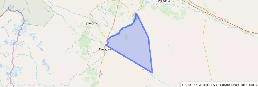 Mapa de ubicacion de Distrito San Isidro.