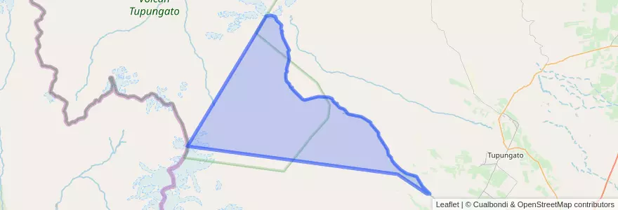 Mapa de ubicacion de Distrito Santa Clara.