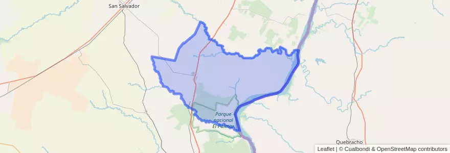 Mapa de ubicacion de Distrito Sexto.