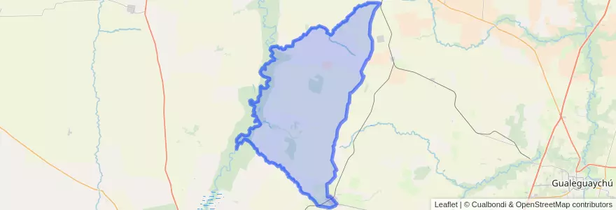 Mapa de ubicacion de Distrito Talitas.