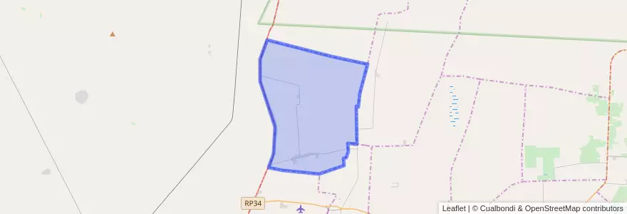 Mapa de ubicacion de Distrito Tres de Mayo.