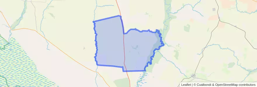 Mapa de ubicacion de Distrito Vizcachas.