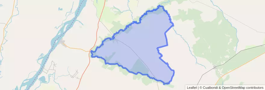 Mapa de ubicacion de Distrito Yeso.