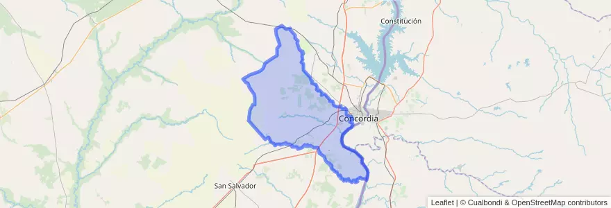 Mapa de ubicacion de Distrito Yuquerí.