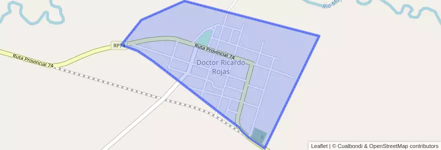 Mapa de ubicacion de Doctor Ricardo Rojas.