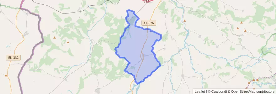 Mapa de ubicacion de El Bodón.
