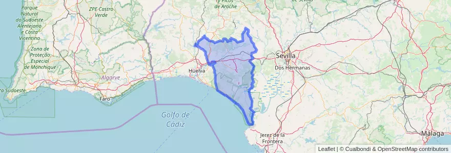 Mapa de ubicacion de El Condado.