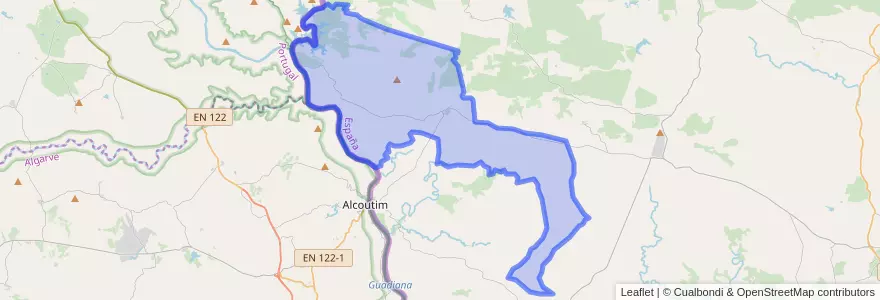 Mapa de ubicacion de El Granado.