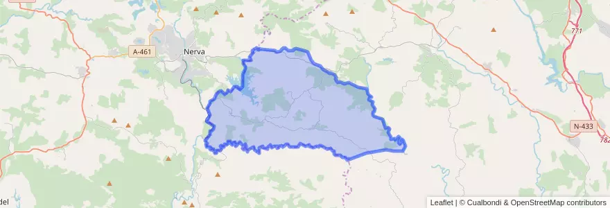 Mapa de ubicacion de El Madroño.