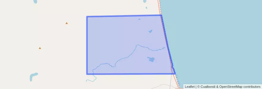 Mapa de ubicacion de El Mangrullo.
