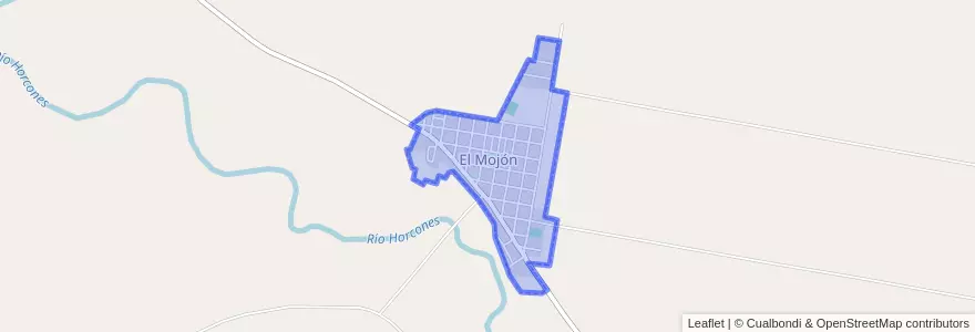 Mapa de ubicacion de El Mojón.