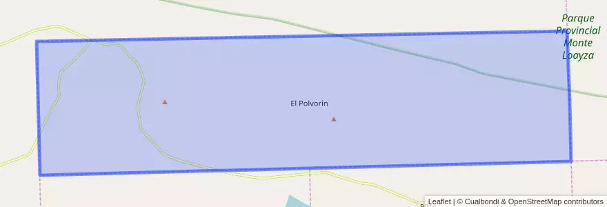 Mapa de ubicacion de El Polvorín.